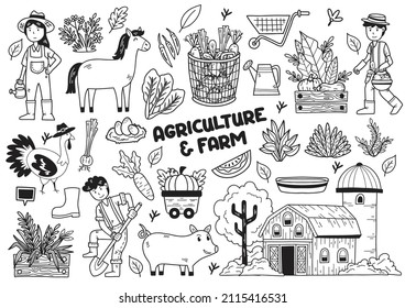 ilustración vector agrícola Vector para banner, afiche, volante