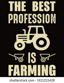 farming vector unique t shirt design.