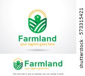 Farmland Logo Template Design Vector