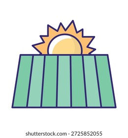 Icono de Vector de tierras agrícolas que puede modificarse o editarse fácilmente

