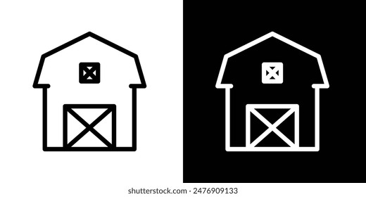 Farmvector icon set on white background.