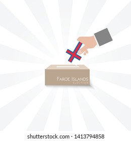 Faroe Islands Elections Vote Box Vector Work