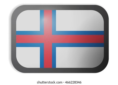 Faroe Islands, Faroese Flag with black boarder