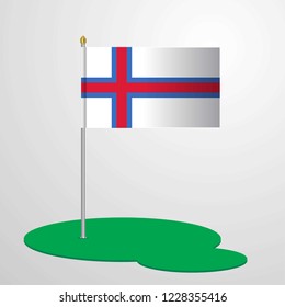 Faroe Islands Flag Pole