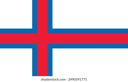 The Faroe Islands flag represents a self-governing archipelago, part of the Kingdom of Denmark in Europe