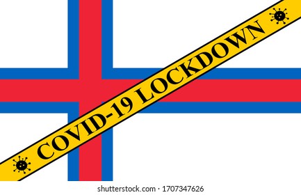 faroe islands lockdown preventing coronavirus spread or outbreak. covid-19 faroe islands precaution to lock down virus infection.