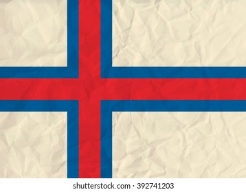 Faroe Islands  paper  flag