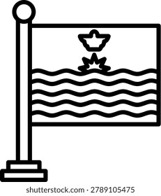 Faroe Islands Vector Element Design Icon