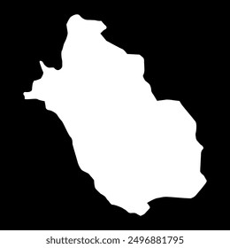 Fars province map, administrative division of Iran. Vector illustration.