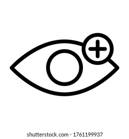 Farsighted symbol icon vector illustration
