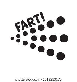 Fart Icon w Aerosol sprayer vector icon spray