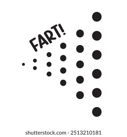 Fart Icon w Aerosol sprayer vector icon spray