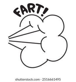 Fart Icon w Aerosol sprayer vector icon spray