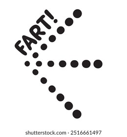 Fart Icon w Aerosol sprayer vector icon spray