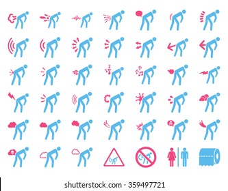Fart Persons Icon Collection