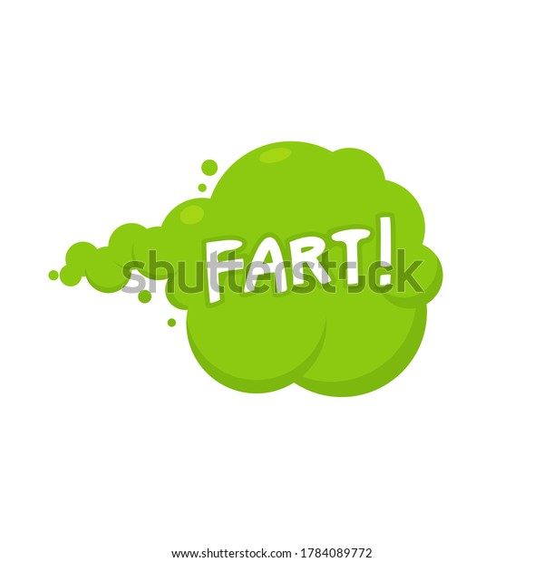 Fart Smoke Cartoon Icon Stink Fart Stock Vector (Royalty Free ...