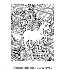 Farting Animals Coloring Page funny coloring book of animals (Funny Animal Coloring Book Page)