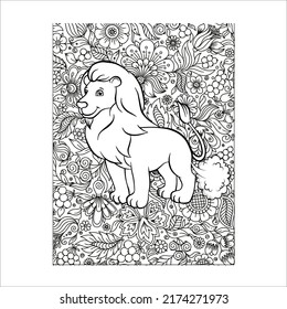 Farting Animals Coloring Page funny coloring book of animals (Funny Animal Coloring Book Page)