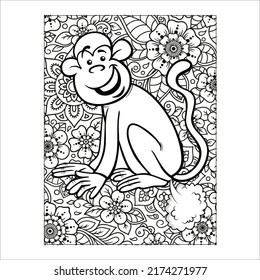 Farting Animals Coloring Page funny coloring book of animals (Funny Animal Coloring Book Page)