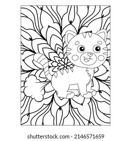 Farting Animals Coloring Page Hilariously funny coloring book of animals (Funny Animal Coloring Book Page)