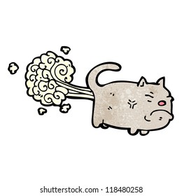 farting cat cartoon