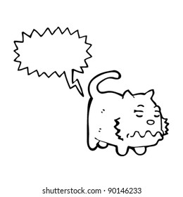 farting cat cartoon