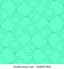 Farting pattern seamless. Fart background. Green gas Vector texture