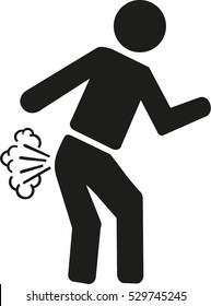 Farting pictogram