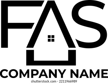 FAS Home Realty Design Vector Template