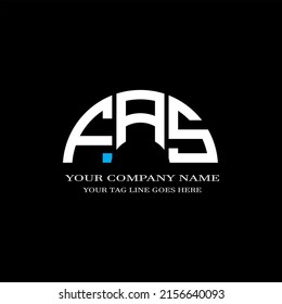 FAS letter logo creative design with vector graphic