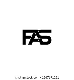 Fas Letter Original Monogram Logo Design