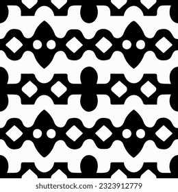 Fascinating black and white pattern incorporating circles, enhanced by border pattern, reminiscent of aizome art, with an overlay of intricate aizome design.