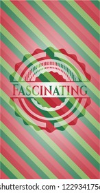 Fascinating christmas badge.