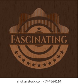 Fascinating wooden emblem