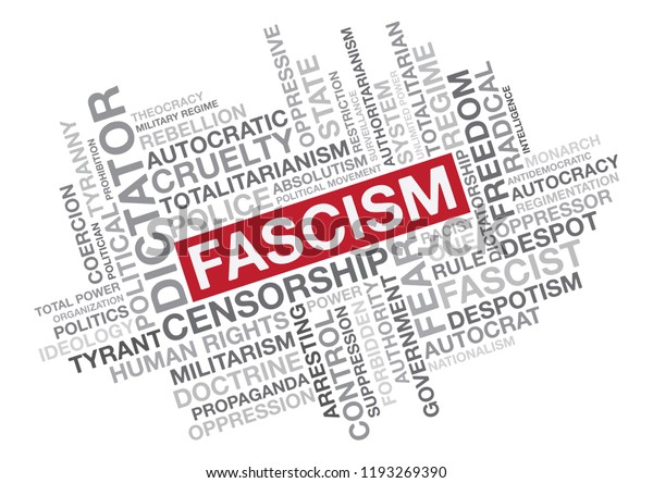 Fascism Word\
Collage
