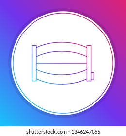 Fashian stail gradient Barrel of beer icon. Bar concept