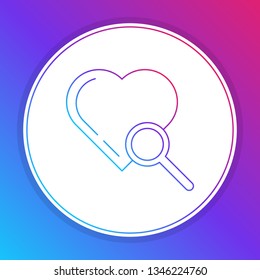 Fashian stail gradient Cardiac diagnostics. Magnify icon
