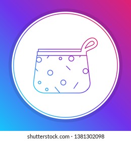 Fashian stail gradient Make Up Cosmetic Bag Icon