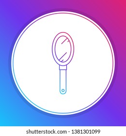 Fashian stail gradient Mirror vector icon. Make up symbol