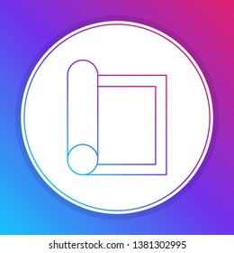 Fashian stail gradient Planning Vector Icon