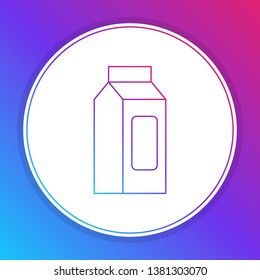 Fashian stail gradient Product Packaging. Mock Up, Template.