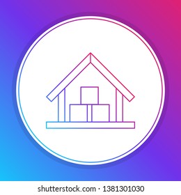 Fashian stail gradient Warehouse building, storage services, distribution center