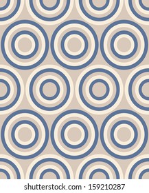 Fashion abstract geometrical pattern with circles. Seamless vector background.