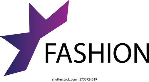 Fashion Abstract logo with Contrast Colors Vector Illustration Art work