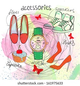fashion accessories. 