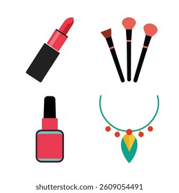 Fashion and Accessories Vector Illustrations Set- (1)