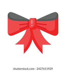 Fashion accessory, editable vector design of decorative bow