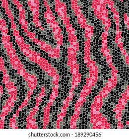 fashion animal mosaic pattern 