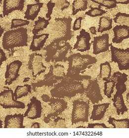 Fashion animal print wild snake