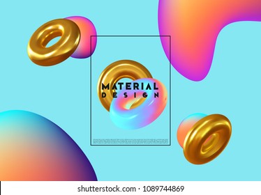 Fashion art, abstract colorful shape of 3d decorative torus ring. Design bright gradient colors, trend of season. Background minimal liquid gradients colored neon. Fluid holographic pattern Fashion art, abstract colorful shape of 3d decorative torus ring. Design bright gradient colors, trend of season. Background minimal liquid gradients colored neon. Fluid holographic pattern